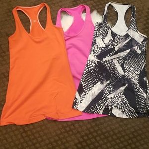 Lululemon racerback tank tops